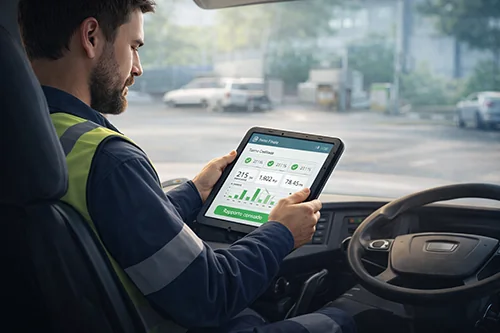 Chiusura turno con rapporto